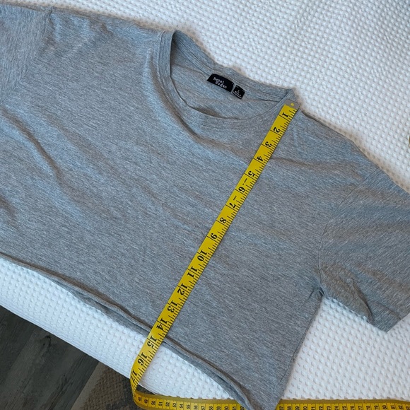 Rebel Sugar Heather Gray Crop Top - Picture 6 of 6